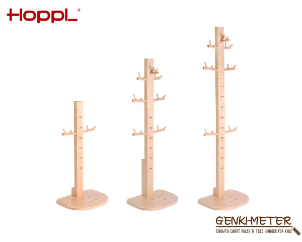 HOPPL ゲンキメーターGEBKI-METER　身長計　ポールハンガー【送料無料】 【検品・包装発送】【楽ギフ_包装／楽ギフ_のし／楽ギフ_のし宛書】