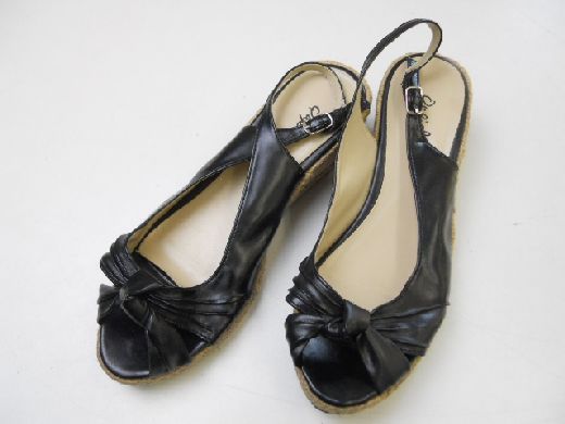 楽天市場】キュー que ハラコサンダル L/24 L（24.5）【中古】【91J32