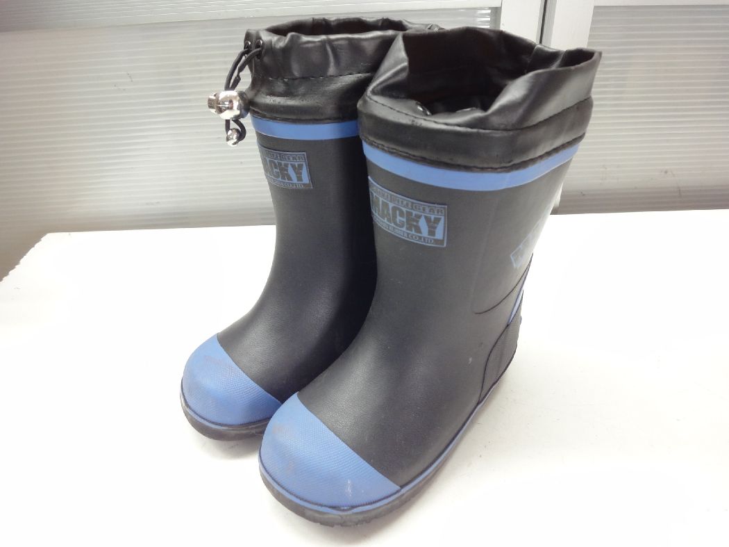 KOHSHIN/弘進ゴム■18.0cm■MACKY water proof rubber boots マッキー ウォータープルーフラバーブーツ J-6829W 防寒 レイン 長靴■ブラック■2E設計◎天然ゴムを使用した弘進社製のレインブーツ☆中はあったかいウレタン裏地なので寒い雪の日にも活用できます◎【中古】画像