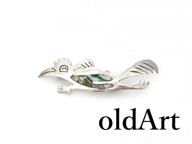 楽天市場 ヴィンテージ メキシコ製 Taxico Mexico シルバー 925 銀製 ロードランナー オオミチバシリ 鳥 マザーオブパール シェル 白蝶貝 メキシカン ピン ブローチ M 中古 送料無料 オールドアートアンティーク