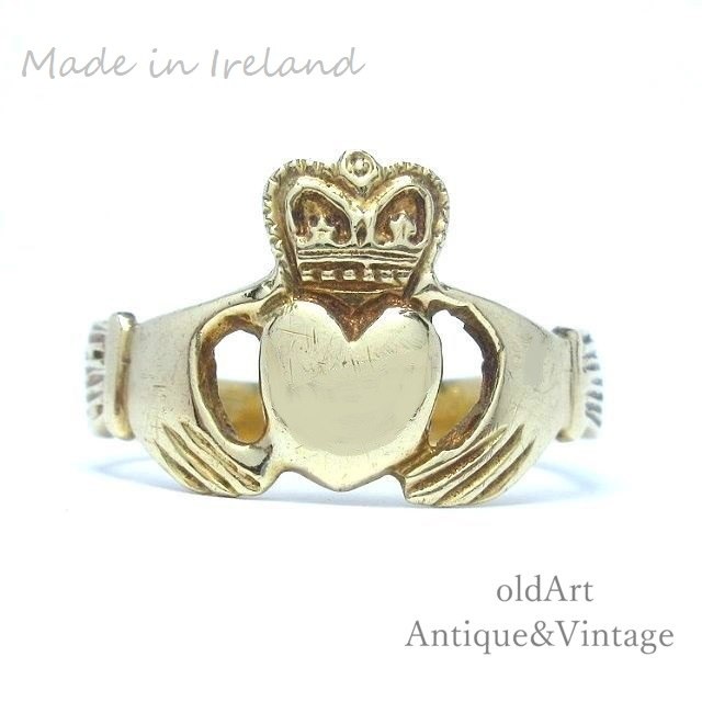 楽天市場】アイルランド製 OC.Lt. 1993年 伝統的な指輪 Claddagh Ring