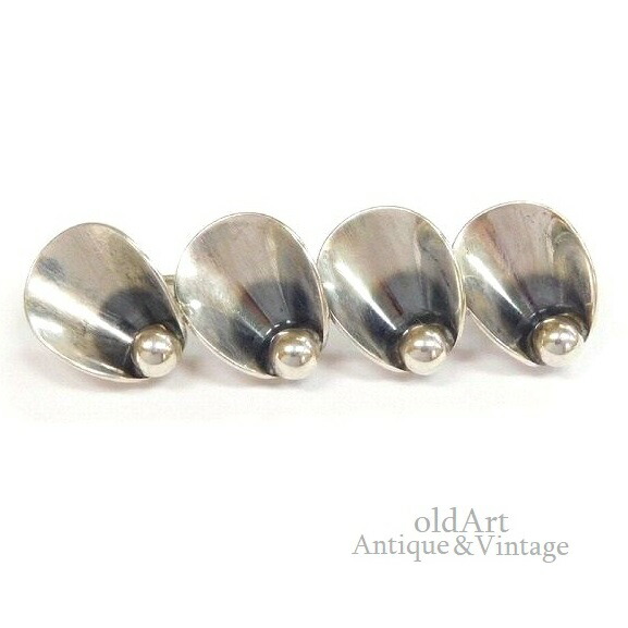 アンティーク北欧デンマーク製N.E.From1950-60年代STERLINGシルバー銀製ブローチ【M-12224】【中古】【送料無料】