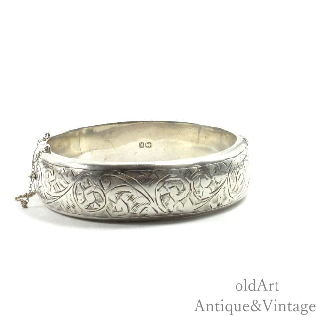 楽天市場】BROCKEN (ブロッケン) 唐草平打ちバングル 【Size：M