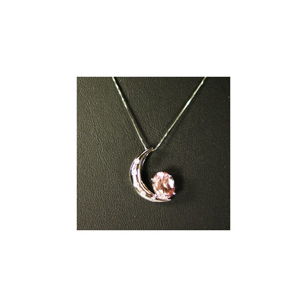 トルマリン ルベライト ネックレス 宇宙 14x18mm