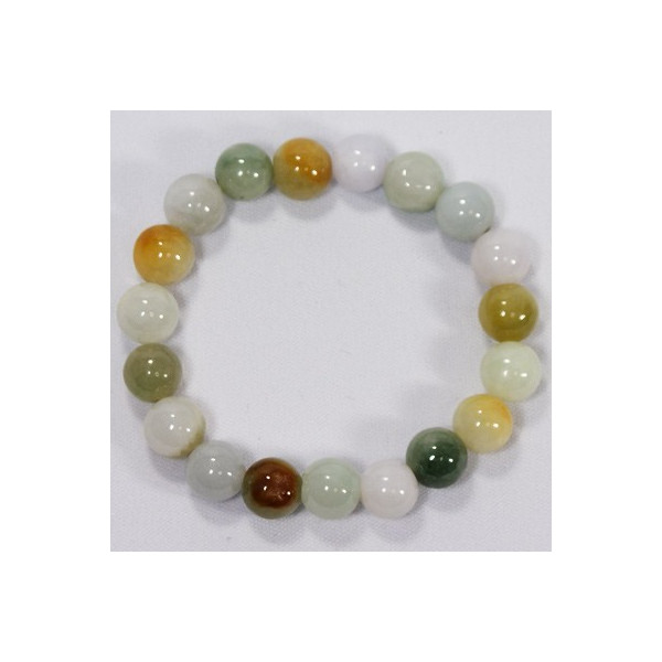 楽天市場】天然石 翡翠 ブレスレット 大玉 本翡翠 ブレスレット 13mm玉