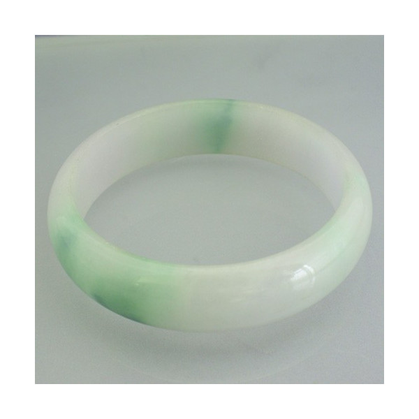 楽天市場】翡翠 バングル 薄緑色 内径61-64mm 天然石