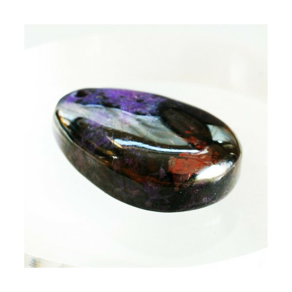 天然石　 スギライトペンダントトップ 15x23mm　1点物　パワーストーン　アクセサリーパーツ　手芸品　御守り石　風水石　誕生石　プレミアム　プレスレット　ネックレス