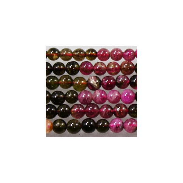天然石 トルマリンAAA　丸玉5mm 1本　アクセサリパーツ　お守り石　パワーストーン　ブレスレット