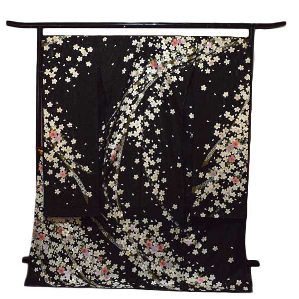 Ki-57 訪問着 フリーサイズ 仮絵羽 未仕立て品 正絹 京友禅