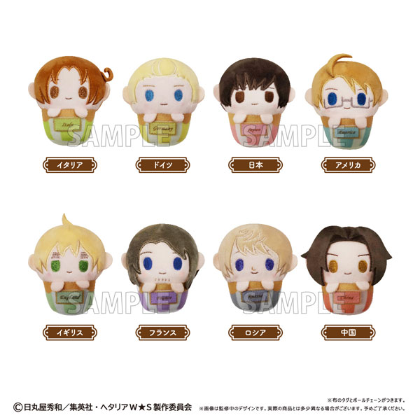 【送料無料】　ヘタリア World★Stars カップケーキたぴぬい　BOX　8個入　【1BOXで全種揃います】画像
