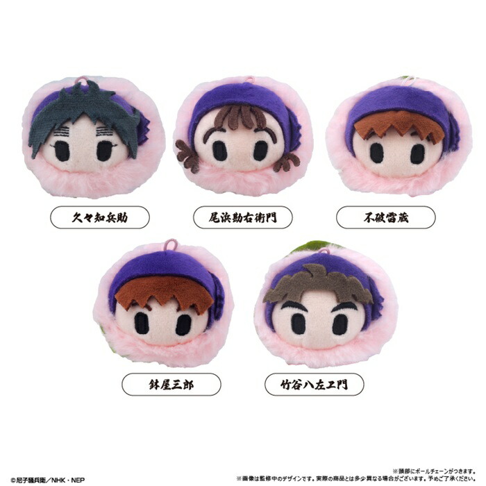 2026年6月発売予定　【送料無料】　TVアニメ「忍たま乱太郎」　桜餅マスコット　vol.3 全5種類　BOX　5個入　【1BOXで全種揃います】画像
