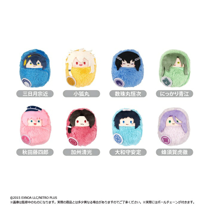 【送料無料】　「刀剣乱舞ONLINE」　 くるみたぴぬい Vol.1　全8種類　BOX　8個入　【1BOXで全種揃います】