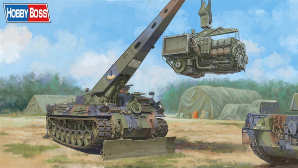 【送料無料】　HOBBY BOSS 1/35 ドイツ陸軍 BPz2A2 バッファロー 戦車回収車 プラモデル 84568 10,626円