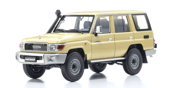 【貨物輸送無料】 ALMOST REAL by KYOSHO 1/18 トヨタ 地びたクルーザー 76 2017 (ベージュ) 成し遂げる品ダイキャストミニカー AL870102