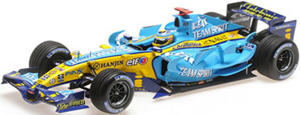 【送料無料】　MINICHAMPS 1/18 ルノー F1 チーム R26 フェルナンド･アロンソ ブラジルGP 2006 ワールドチャンピオン 完成品ミニカー 117061801