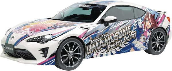 【送料無料】　アオシマ 1/24 痛車 No.01 ウマ娘 プリティーダービー ZN6 TOYOTA86 '16(トヨタ) プラモデル画像