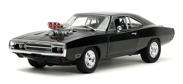 【送料無料】　JADA TOYS 1/24 TRUE SPEC SERIES ワイルド・スピード 1970 ダッジ チャージャー R/T ブラック 完成品ダイキャストミニカー JADA33721