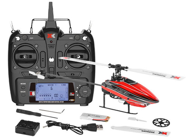 [日本正規品]　【送料無料】　HiTEC XK K110S 6CH ブラシレスモーター 3D6Gシステムヘリコプター RTFセット 技適認証済 本体重量99g以下 プロポ付き K110S｜トイスタジアム1号店