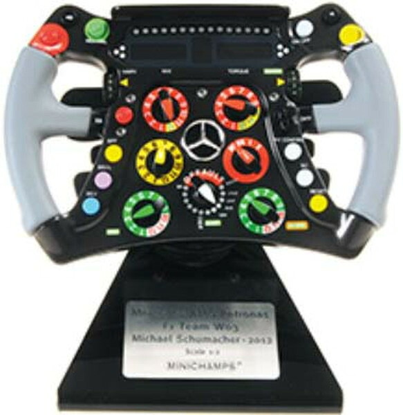 【送料無料】　MINICHAMPS 1/2 ステアリングホイール メルセデス AMG ペトロナス F1 チーム W03 ミハエル･シューマッハ 2012 完成品 251120007｜トイスタジアム1号店