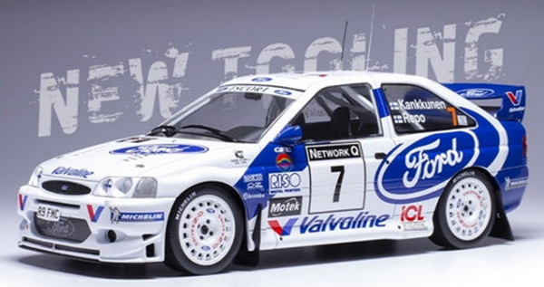【送料無料】　IXO MODELS 1/18 フォード エスコート WRC 1998年 RACラリー #7 Kankkunen/Repo 完成品ダイキャストミニカー 18RMC170A