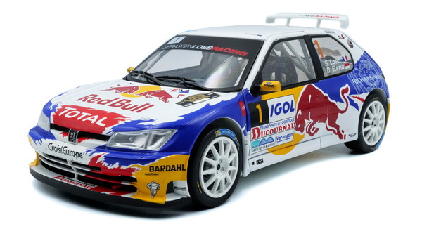 【送料無料】　SOLIDO 1/18 プジョー 306 マキシ バーラリー 2017 #1 完成品ダイキャストミニカー S1808308 6,867円