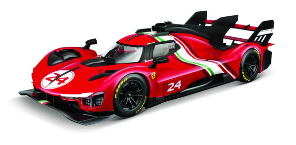 【送料無料】　Bburago 1/18 フェラーリ 499P モディフィカータ ウィンドウボックス 完成品ダイキャストミニカー 18-16302R
