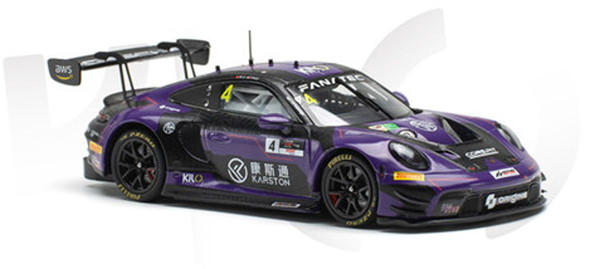 【送料無料】 KILOWORKS×MINICHAMPS 1/43 ポルシェ 911 GT3R (992) #4 オリジンモータースポーツ 2024年 GTワールドチャレンジ アジア 完成品ミニカー KLW001MC|トイスタジアム1号店