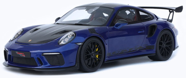 【送料無料】　GT SPIRIT 1/18 ポルシェ 911(991.2) GT3 RS 2018 (ブルー) 完成品ミニカー GTS526