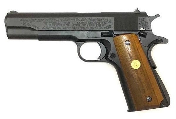 【送料無料】　CAW TANIKOBAコラボモデル GM-7.5 M1911A1 ミリタリーブラック WW2ヨーロッパ記念モデル モデルガン 完成品