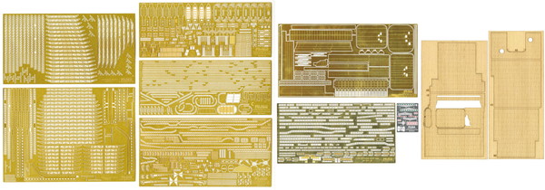 【貨物輸送無料】 フジミひな形 1/350 艦船模範例続きもの No.11 EX-201 日本米国海軍飛行母艦 加賀 専用食刻一部分仕掛ける(w/木デッキ消印)