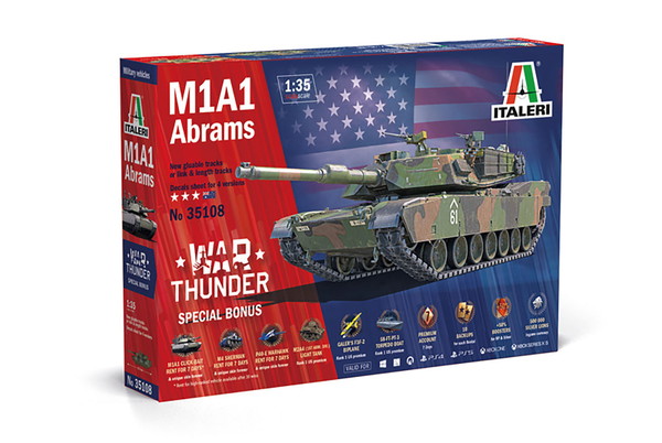 【送料無料】　イタレリ ウォーサンダー 1/35 M1A1エイブラムス プラモデル IT35108 4,882円