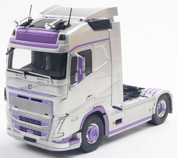 【送料無料】　SOLIDO 1/24 ボルボ トラックス FH グローブトロッター XL 2023 (シルバー/パープル) 完成品ダイキャストミニカー S2400105