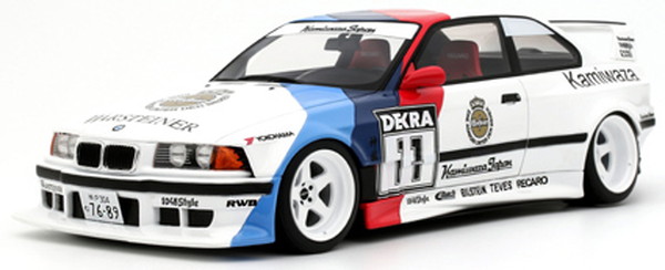 【送料無料】　OttO mobile 1/18 BMW E36 KHYZYL SALEEM 2024 (ホワイト) 完成品ミニカー OTM1176