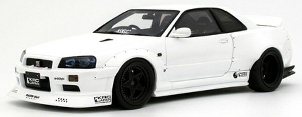 【送料無料】 OttO mobile 1/18 日産 スカイライン GT-R (BNR34) by KRC 2019 (ホワイト) 完成品ミニカー OTM1135