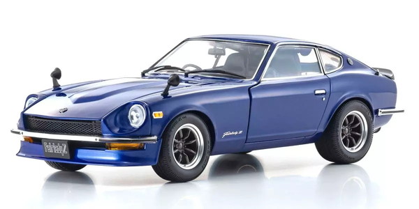 【送料無料】　京商オリジナル 1/18 日産 フェアレディ Z-L (S30) (ブルーメタリック) 完成品ダイキャストミニカー KS08220WBL