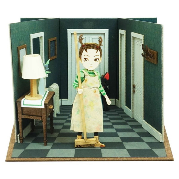 【定形外郵便送料無料】　さんけい MP07-130 みにちゅあーとキット スタジオジブリmini アーヤと魔女 アーヤとトーマス ペーパークラフトキット画像