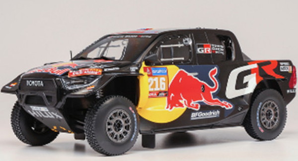 【送料無料】　IXO MODELS 1/18 トヨタ GR DKR ハイラックス Evo T1U(2024) 2024年 ダカールラリー #216 S.Quintero/D.Zenz 完成品ダイキャストミニカー 18RMC238B