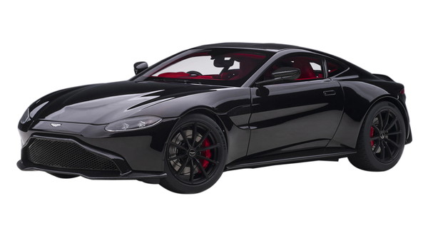 【送料無料】 AUTOart 1/18 アストンマーチン ヴァンテージ 2019 ブラック/カーボンブラック・ルーフ 完成品ミニカー 70275|トイスタジアム1号店