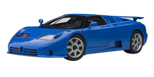 【貨物輸送無料】 AUTOart 1/18 ブガッティ EB110 SS フレンチ・青み 成し遂げる品ミニカー 70917