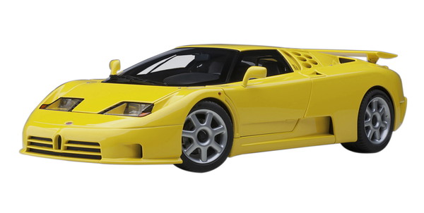 【貨物輸送無料】 AUTOart 1/18 ブガッティ EB110 SS 黄色 成し遂げる品ミニカー 70918