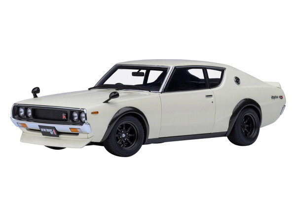 【貨物輸送無料】 AUTOart 1/18 日産 視水平線 2000GT-R (KPGC110) チューンド・バージョン 白いこと 成し遂げる品ミニカー 77467