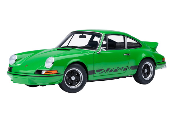 【貨物輸送無料】 AUTOart 1/18 ポルシェ 911 カレラ 2.7 RS バイパーグリーン/黒いこと・縞模様 成し遂げる品ミニカー 78034