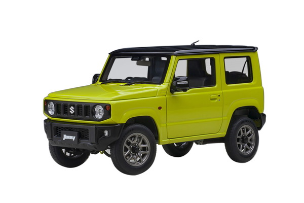 【送料無料】　AUTOart 1/18 スズキ ジムニー (JB64) イエロー/ブラック・ルーフ 完成品ミニカー 78501