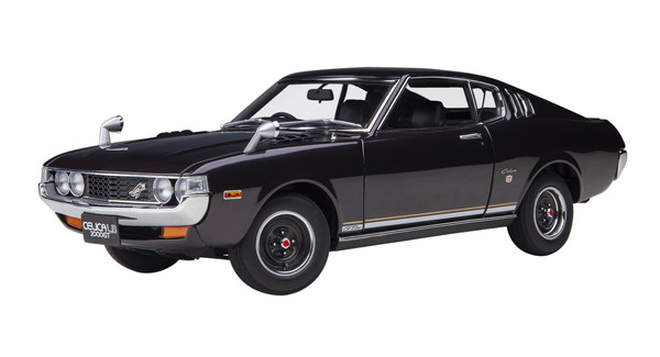 【送料無料】　AUTOart 1/18 トヨタ セリカ リフトバック 2000GT (RA25) 1973 ダークパープル・メタリック 完成品ミニカー 78769｜トイスタジアム1号店