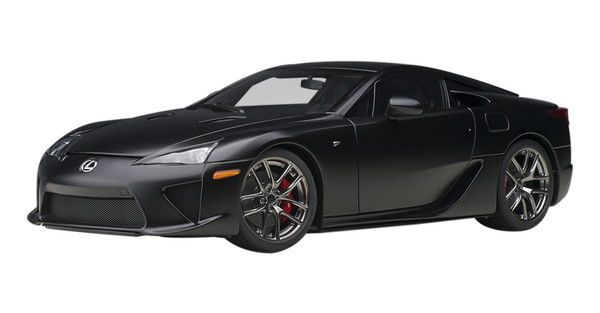 【貨物輸送無料】 AUTOart 1/18 レクサス LFA つや消し・黒いこと 成し遂げる品ミニカー 78852