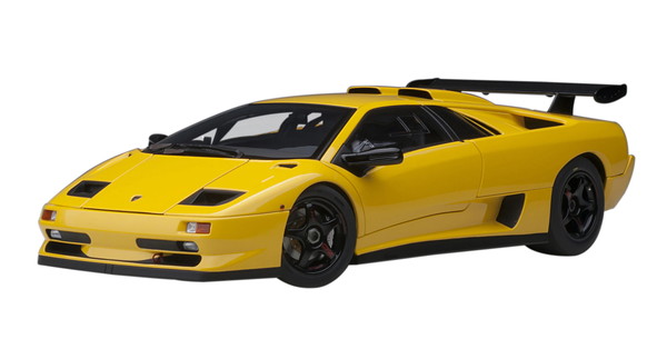 【貨物輸送無料】 AUTOart 1/18 ランボルギーニ ディアブロ SV-R SUPERFLY YELLOW/黄色 成し遂げる品ミニカー 79147