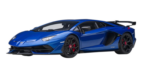 【送料無料】　AUTOart 1/18 ランボルギーニ アヴェンタドール SVJ メタリック・ブルー 完成品ミニカー 79174