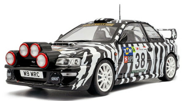 【送料無料】　SOLIDO 1/18 スバル インプレッサ S5 WRC99 TAP ポルトガルラリー 2001 #38 完成品ダイキャストミニカー S1807409