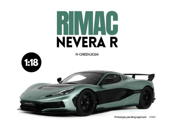 【送料無料】　GT SPIRIT 1/18 リマック ネヴェーラ R 2024 (グリーン) 完成品ミニカー GTS547