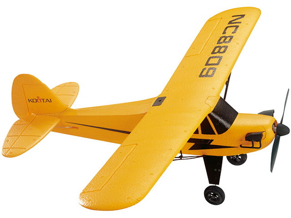 【貨物輸送無料】 HiTEC KOOTAI A505 J3-Cub プロポレス 2.4GHz 3CH エアープレーン 3D6G 本体掛け目100g未満 A505J3